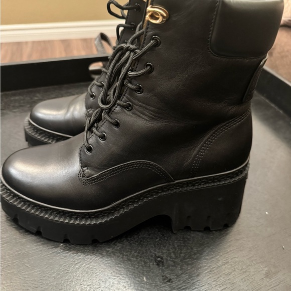 Worn once COACH ankle boots. - Picture 5 of 6